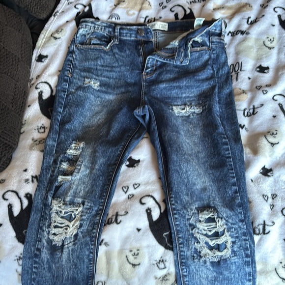 Skinny high rise ankle jegging size 11 stretch - Picture 2 of 3